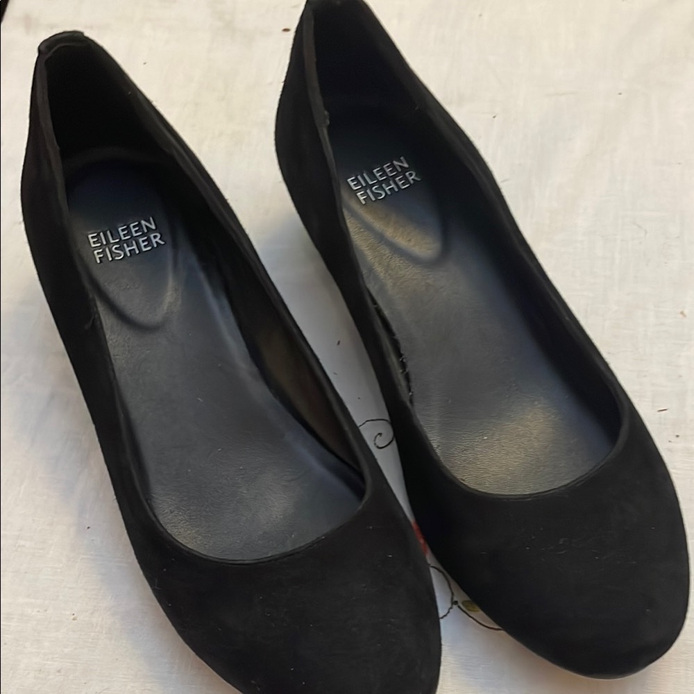 Eileen Fisher Women's Classic Black Flats